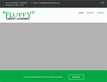 Tablet Screenshot of fluffycarpetcleaners.co.za